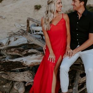 Amanda Uprichard silk Maxi Sample dress
